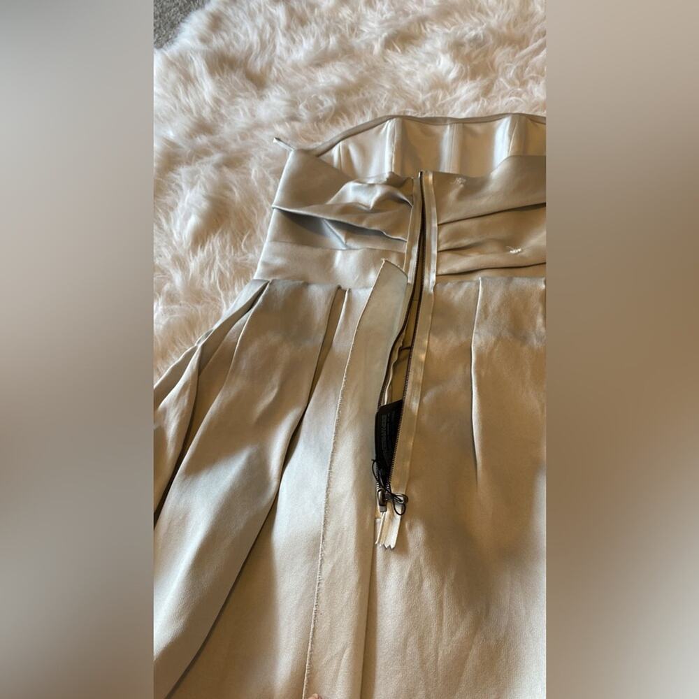 Lanvin Gold Mini Dress - Picture 4 of 16